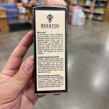 Bee & You Propolis Raw Honey Throat Spray 1 fl oz – package detail view 7