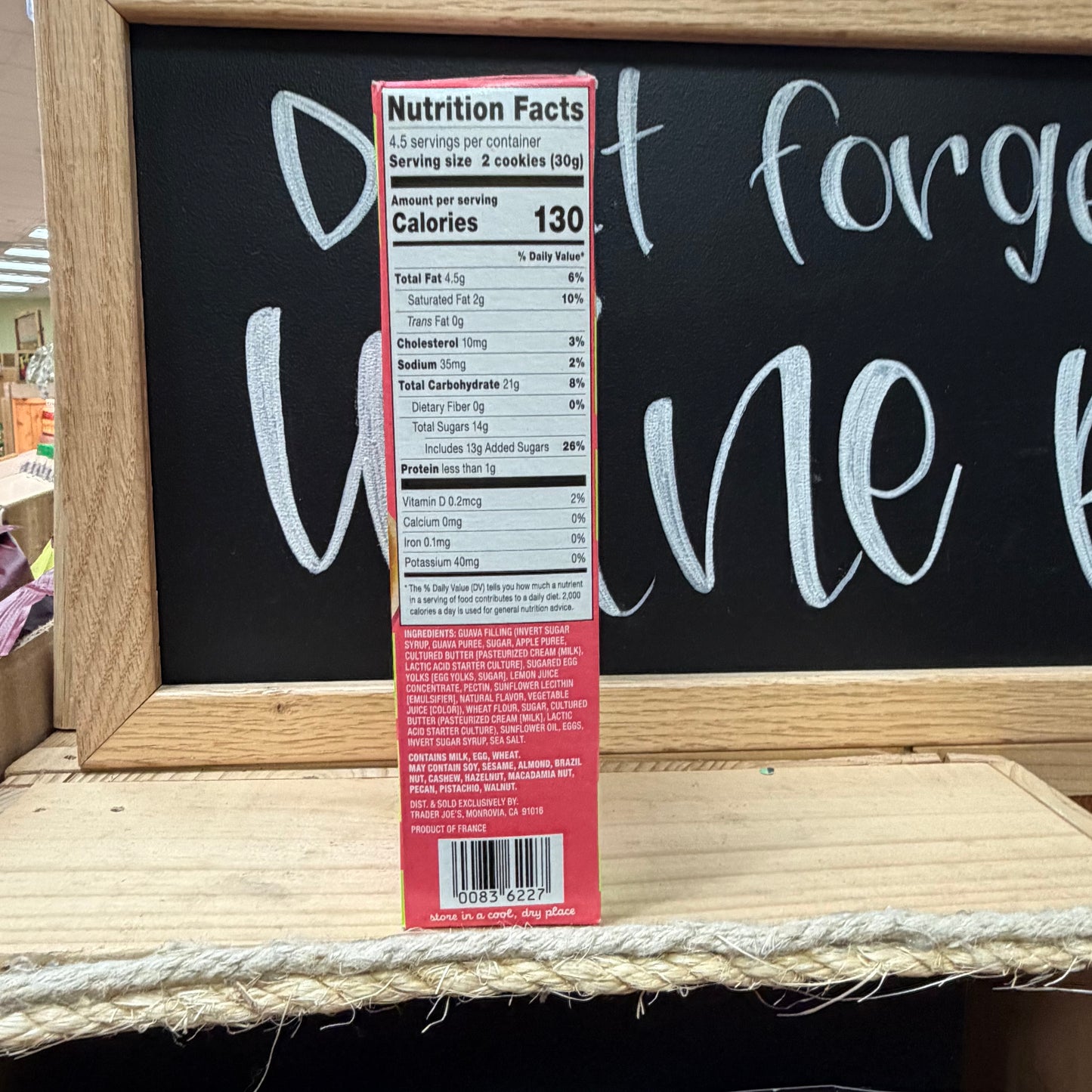 Trader Joe's Guava Tartelette Cookies