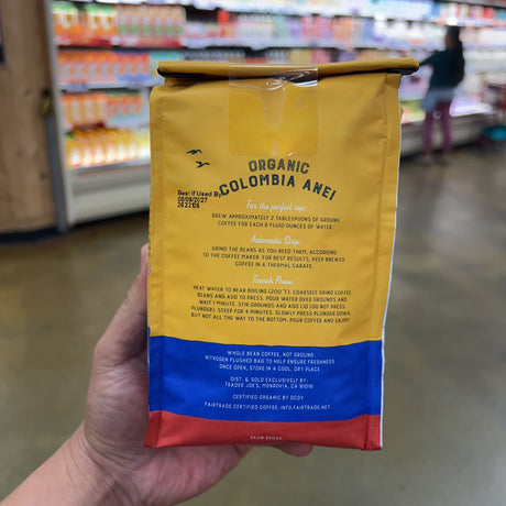 Trader Joe's Organic Colombia ANEI Fair Trade Coffee, 13 oz product image 2