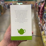 Trader Joe's Decaffeinated Green Tea side panel: undergoes decaffeination process using high pressure carbon dioxide, helps retain original tea flavor without leaving behind any harsh aftertaste, can be enjoyed all day long hot or iced