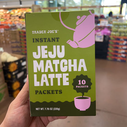 Trader Joe's Instant Jeju Matcha Latte Packets, 10 ct