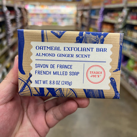 Trader Joe's Oatmeal Exfoliant Bar Almond Ginger 8.8 oz – package detail view 3