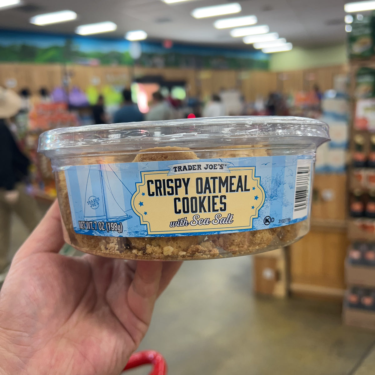 Trader Joe's Crispy Oatmeal Cookies with Sea Salt 7 oz