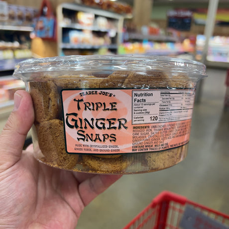 Trader Joe's Triple Ginger Snaps 14 oz (397g) – package detail view 2