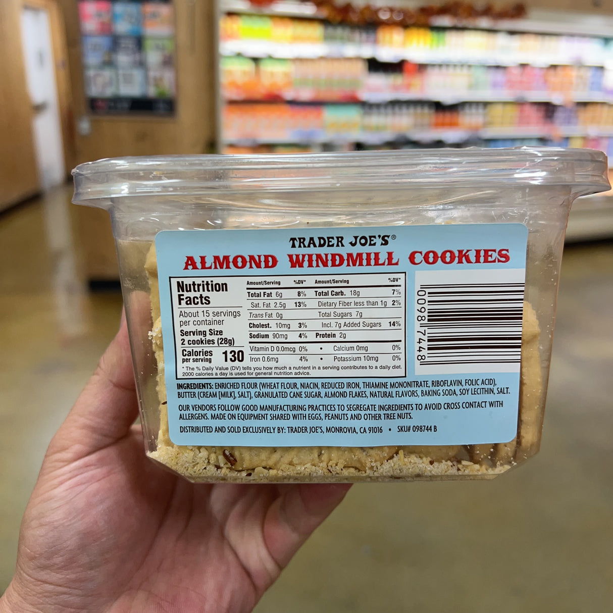 Trader Joe's Almond Windmill Cookies, 15 oz