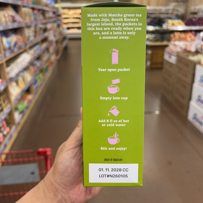 Trader Joe's Instant Jeju Matcha Latte Packets, 10 ct