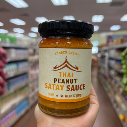 Trader Joe's Thai Peanut Satay Sauce 8.1 oz