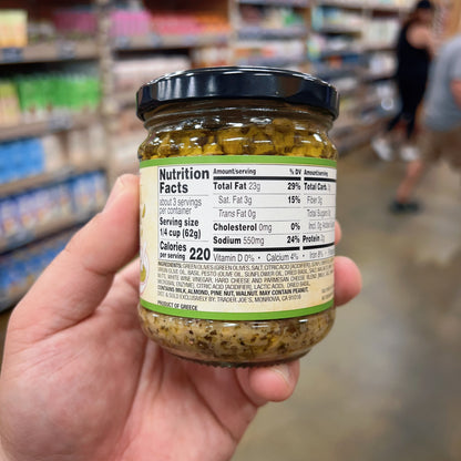 Trader Joe's Organic Roasted Red Pepper and Almond Pesto Sauce USDA Organic 9.87 oz