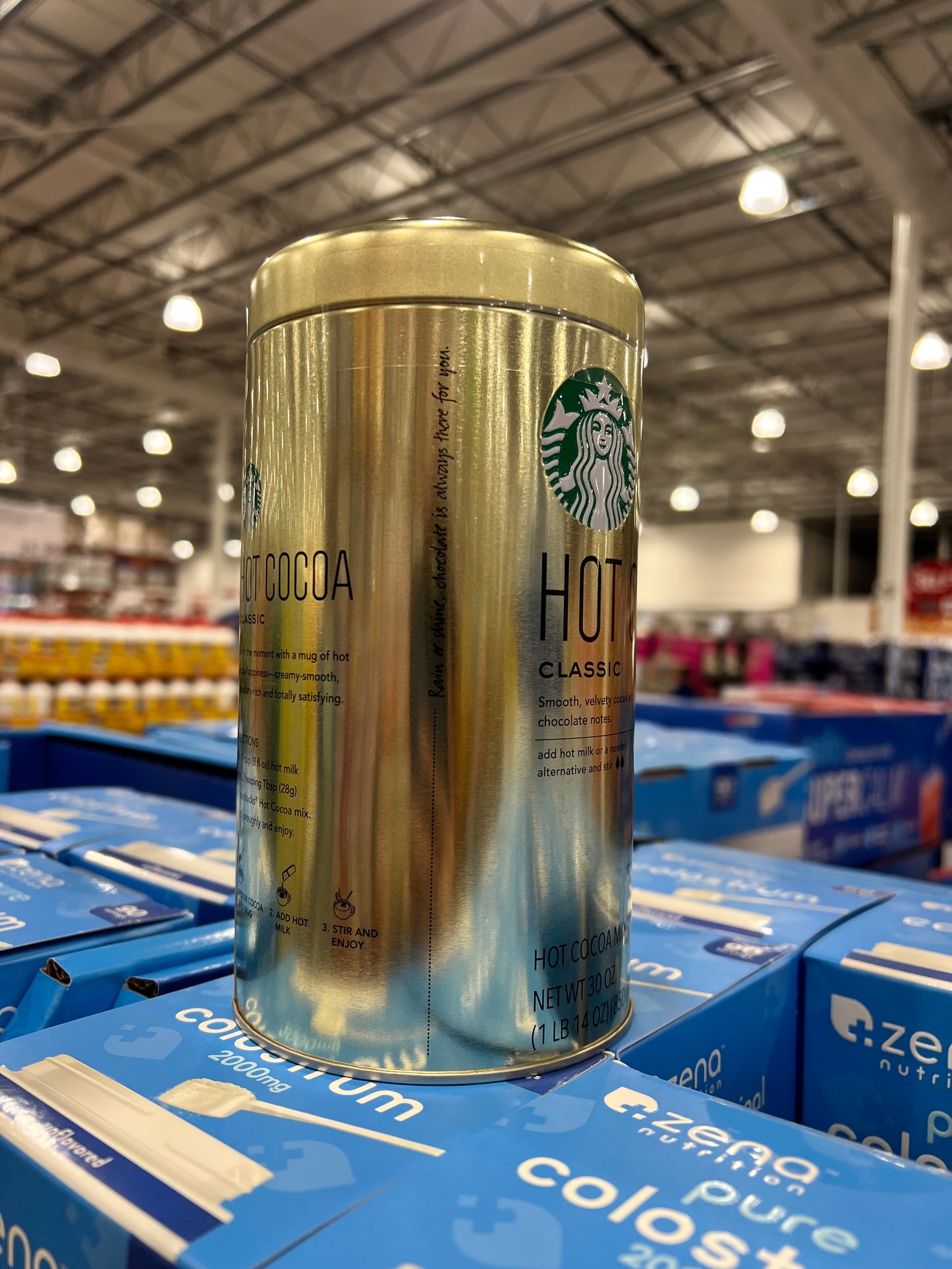Starbucks Classic Hot Cocoa Mix 30 oz (850g) | ~30 Servings | Kosher Dairy