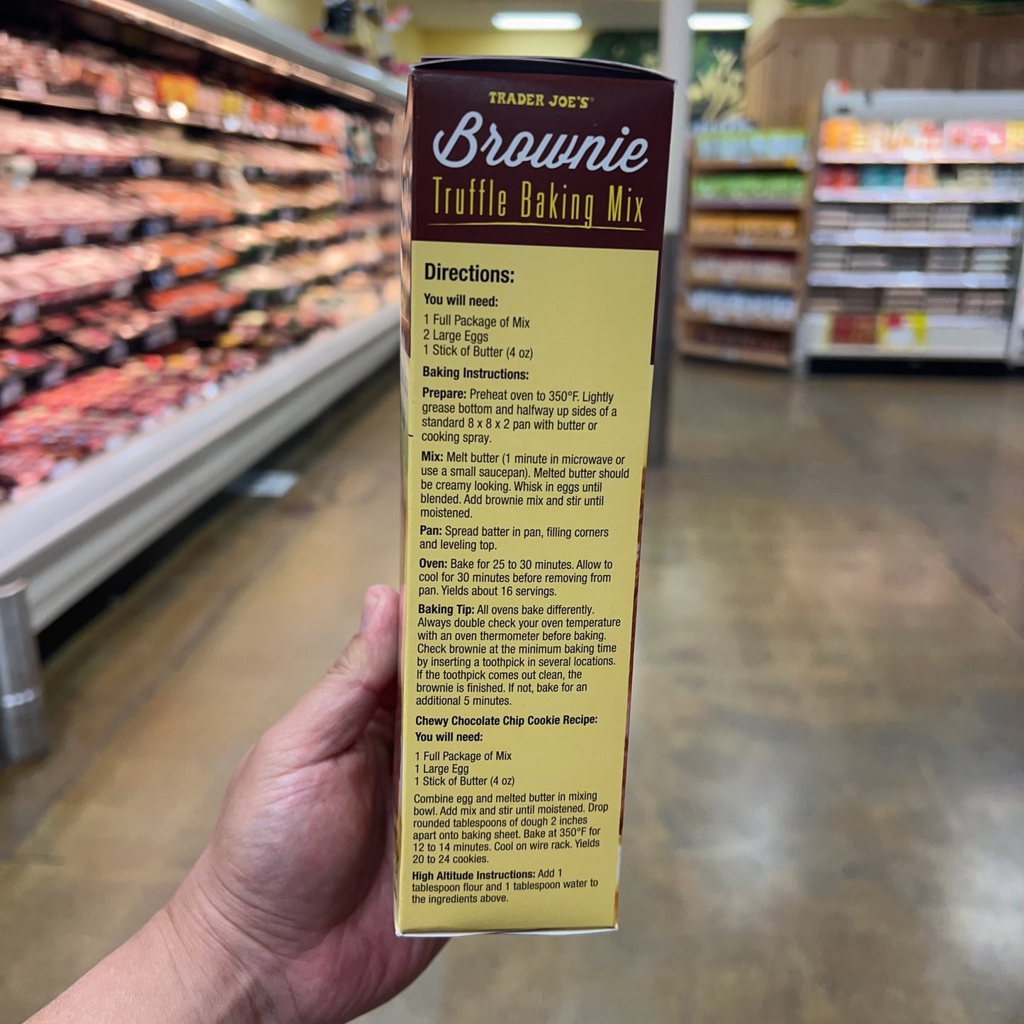 Trader Joe's Brownie Truffle Baking Mix 16 oz (1 lb) product image 3