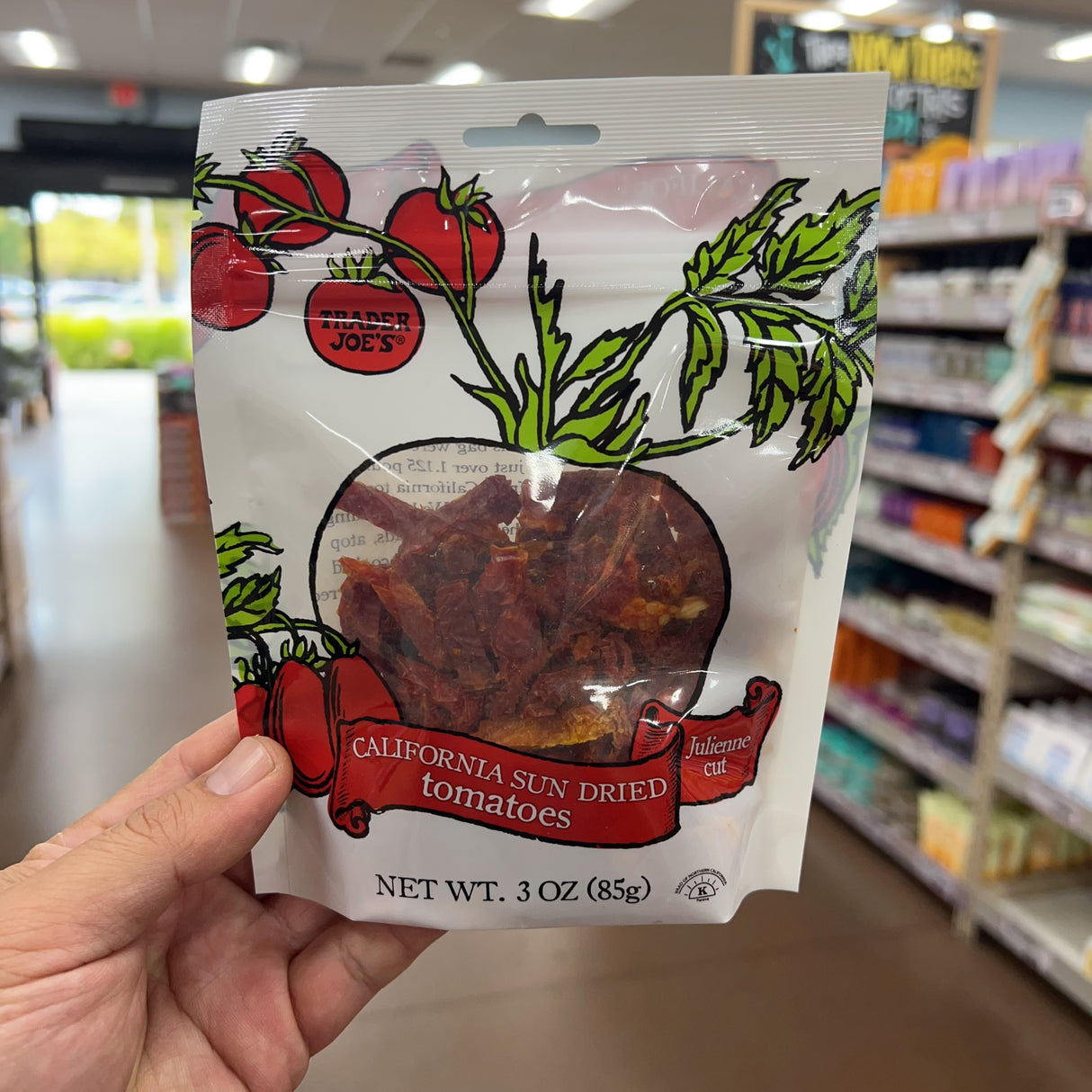 Trader Joe's California Sun Dried Tomatoes Julienne Cut 3 oz