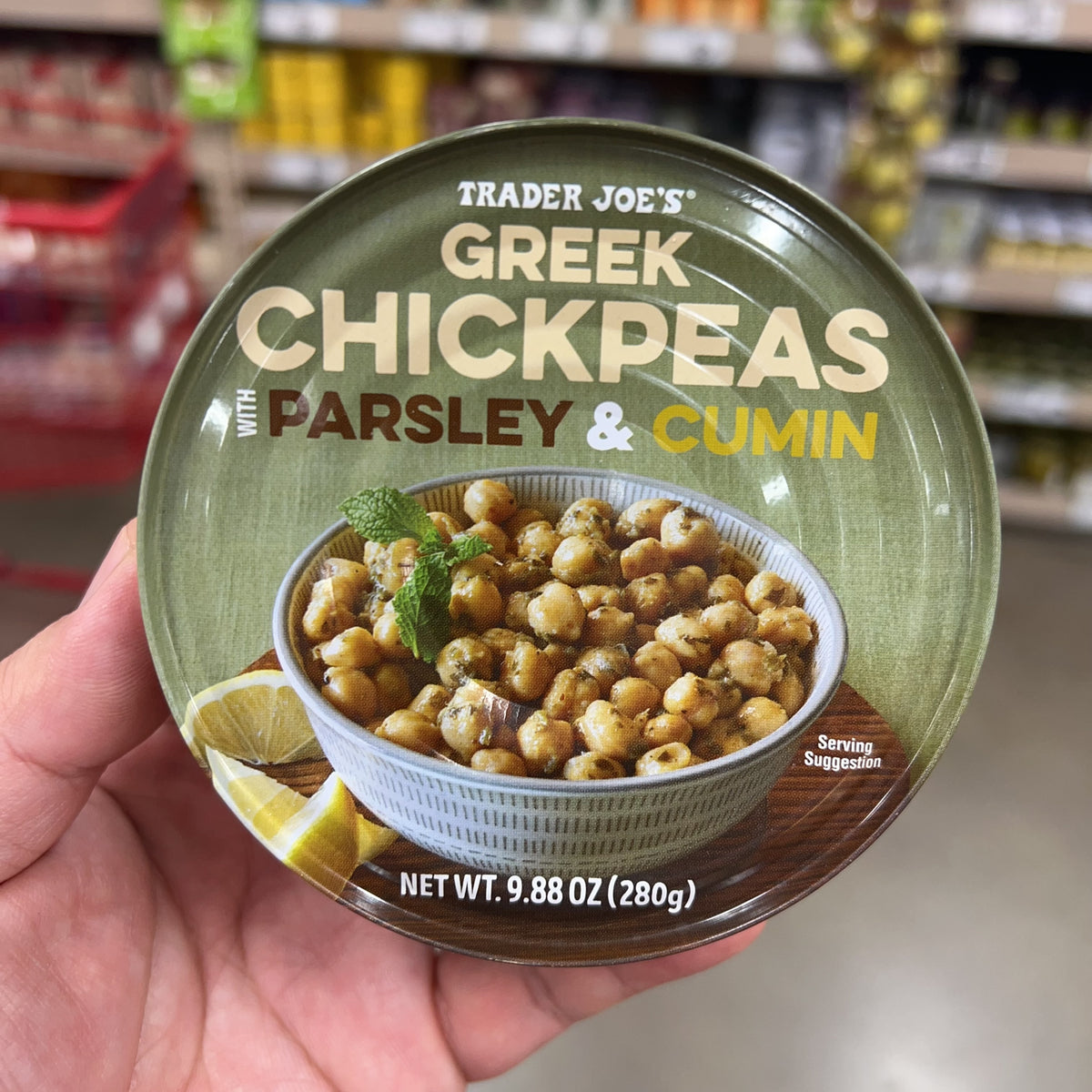 Trader Joe's Greek Chickpeas with Parsley & Cumin, 9.88 oz product image 5