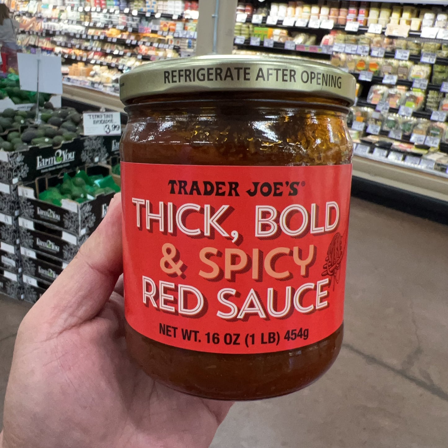 Trader Joe's Thick, Bold & Spicy Red Sauce 16 oz (1 lb) product image 5