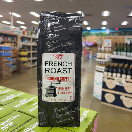 Trader Joe's French Roast Ground Coffee Dark Roast 100% Arabica 14 oz