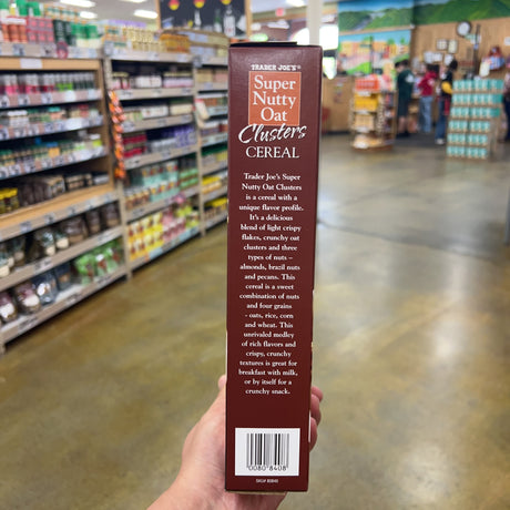 Trader Joe's Super Nutty Oat Clusters Cereal 20 oz, product image 2