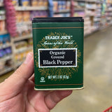 Trader Joe's Organic Ground Black Pepper 2 oz product image