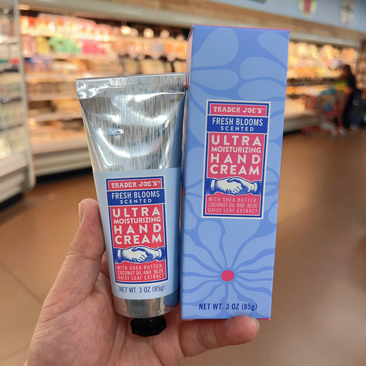 Trader Joe's Fresh Blooms Scented Ultra Moisturizing Hand Cream Net Wt. 3 oz (85g)
