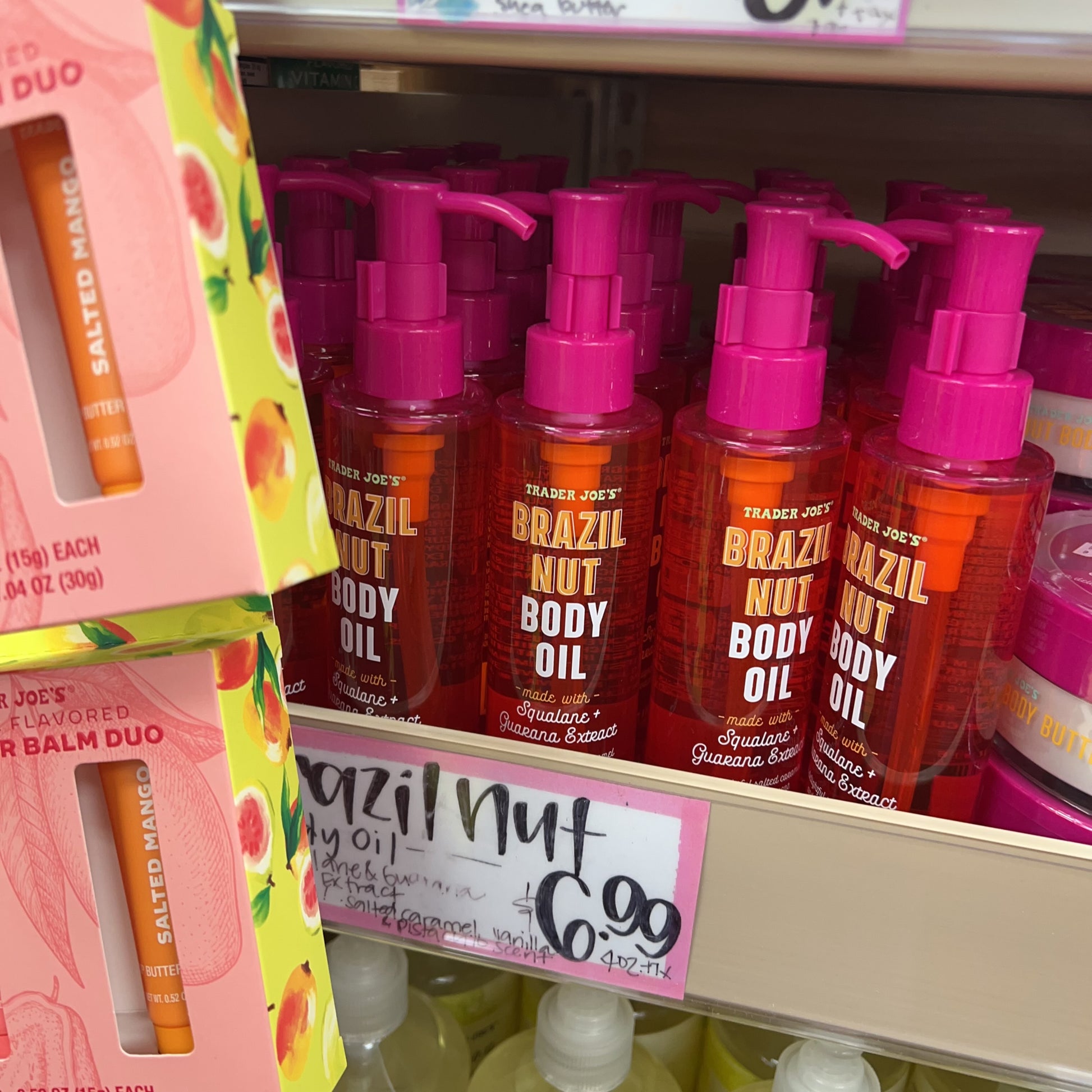 Trader Joe's Brazil Nut Body Oil with Squalane & Guarana