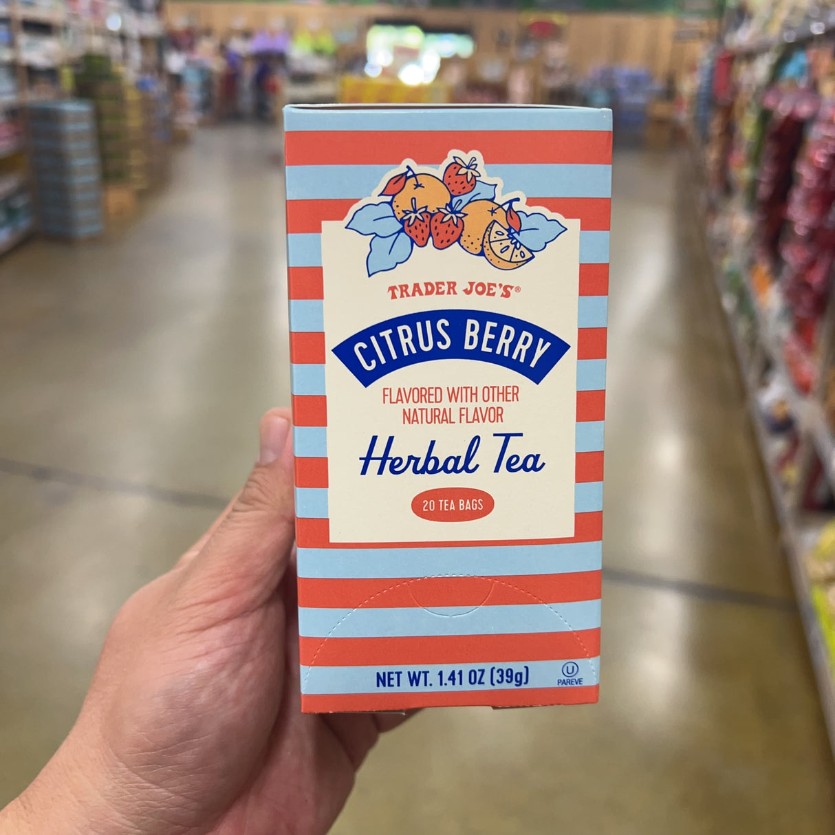 Trader Joe's Citrus Berry Herbal Tea 20 Bags 1.41 oz product image 4