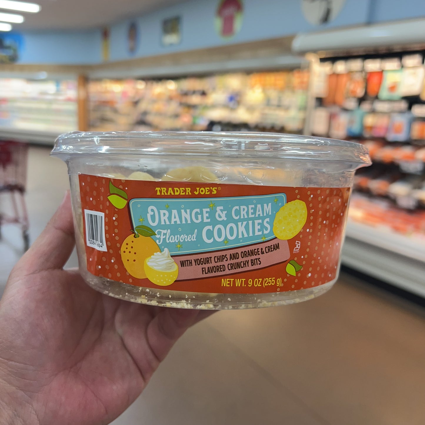 Trader Joe's Orange & Cream Flavored Cookies 9 oz product image