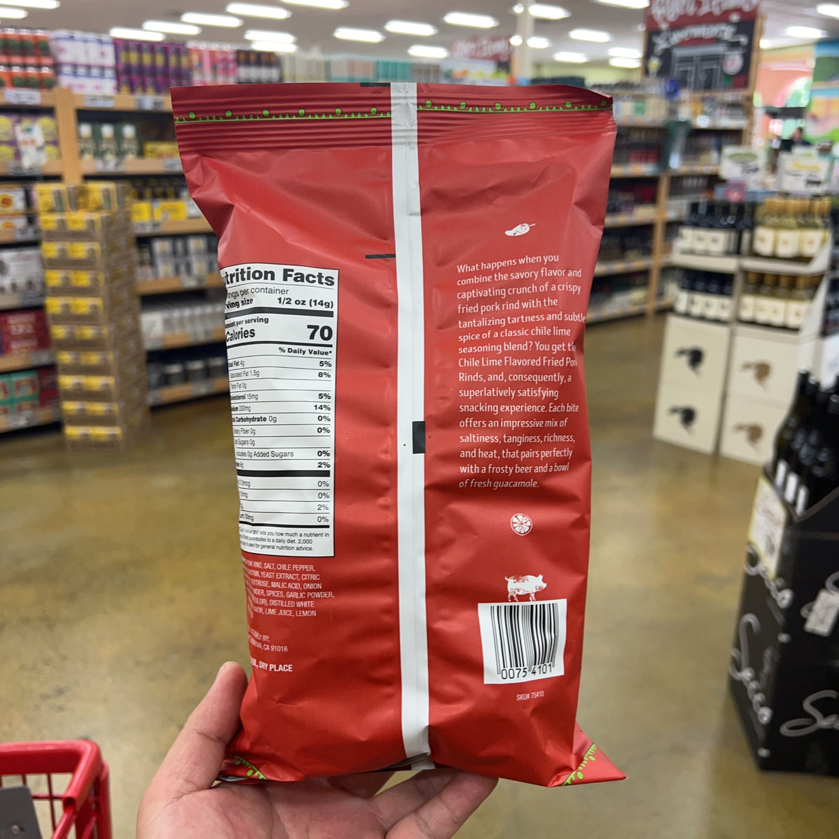 Trader Joe's Chile Lime Flavored Fried Pork Rinds 3 oz product image 2
