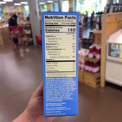 Trader Joe's Cheddar Cheese Rocket Crackers