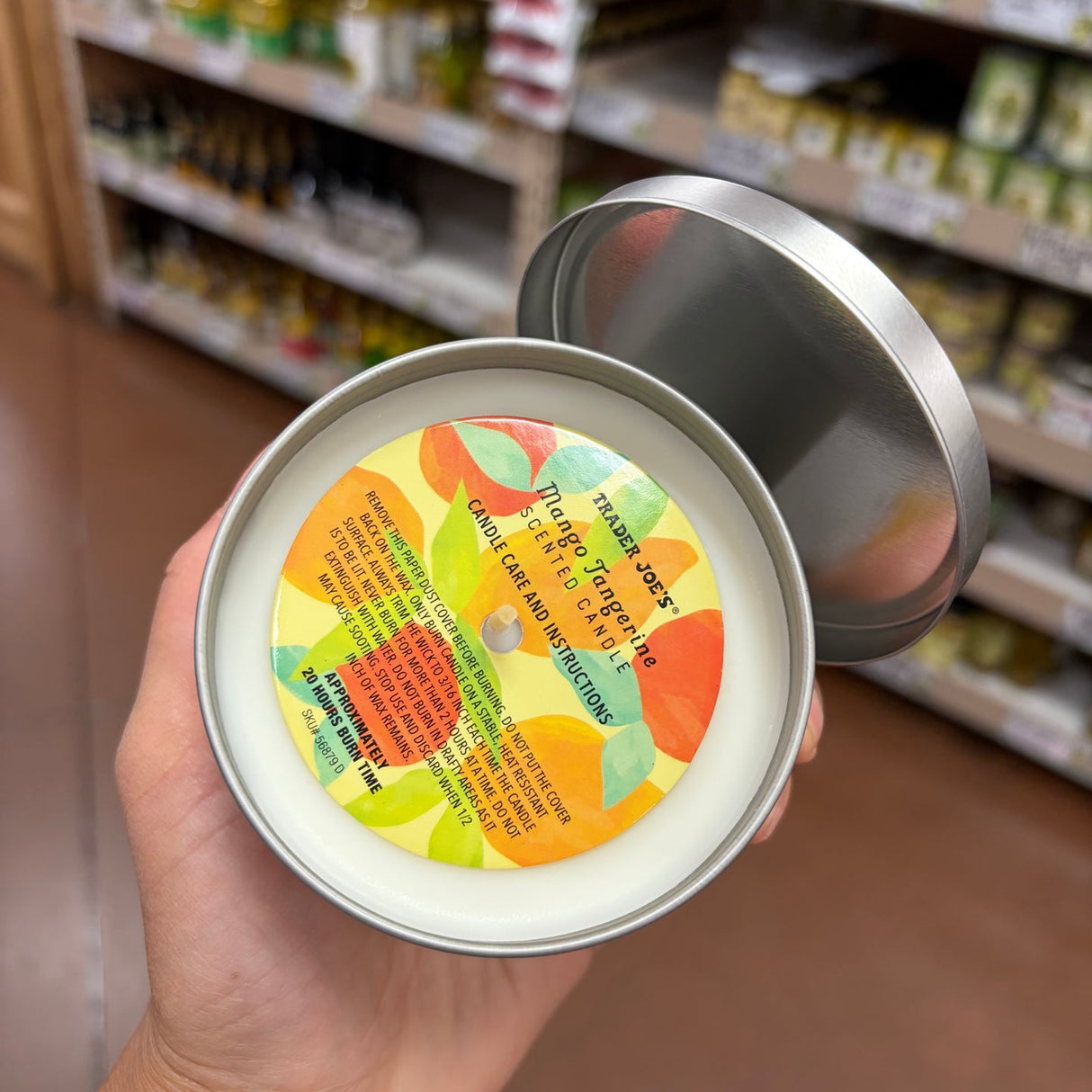 Trader Joe's Mango Tangerine Scented Candle