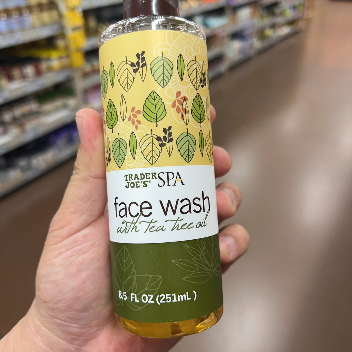 Trader Joe's SPA Tea Tree Oil Face Wash Castile Soap 8.5 fl oz
