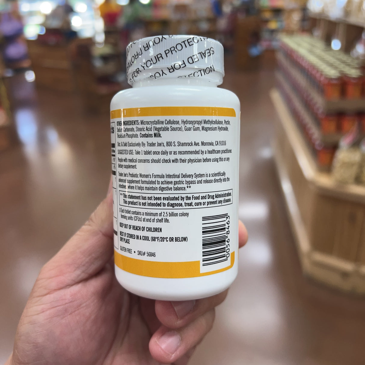 Trader Joe's Probiotic Women's Formula 2.5 Billion CFUs 30 tablets — available for delivery online