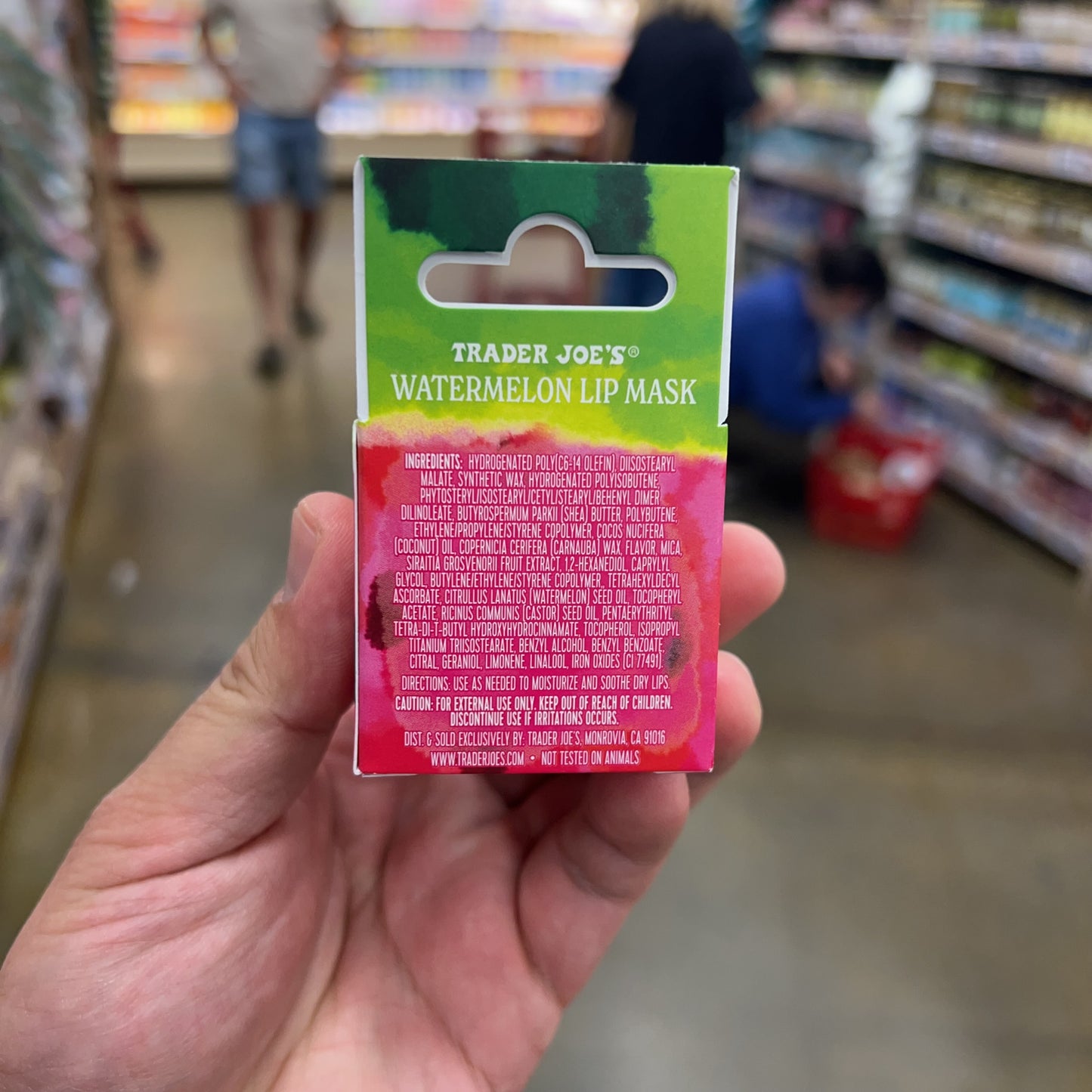 Trader Joe's Watermelon Lip Mask 0.7 oz – Hydrating Lip Treatment