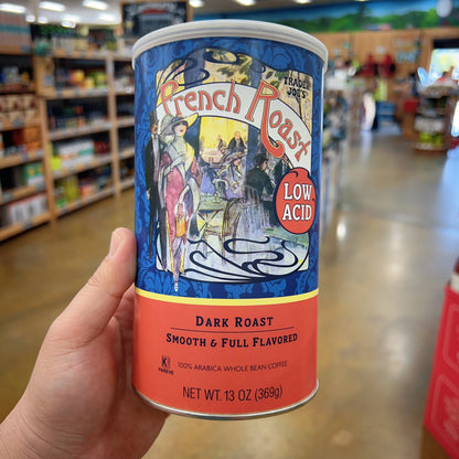 Trader Joe's French Roast Low Acid Whole Bean Coffee Dark Roast 13oz