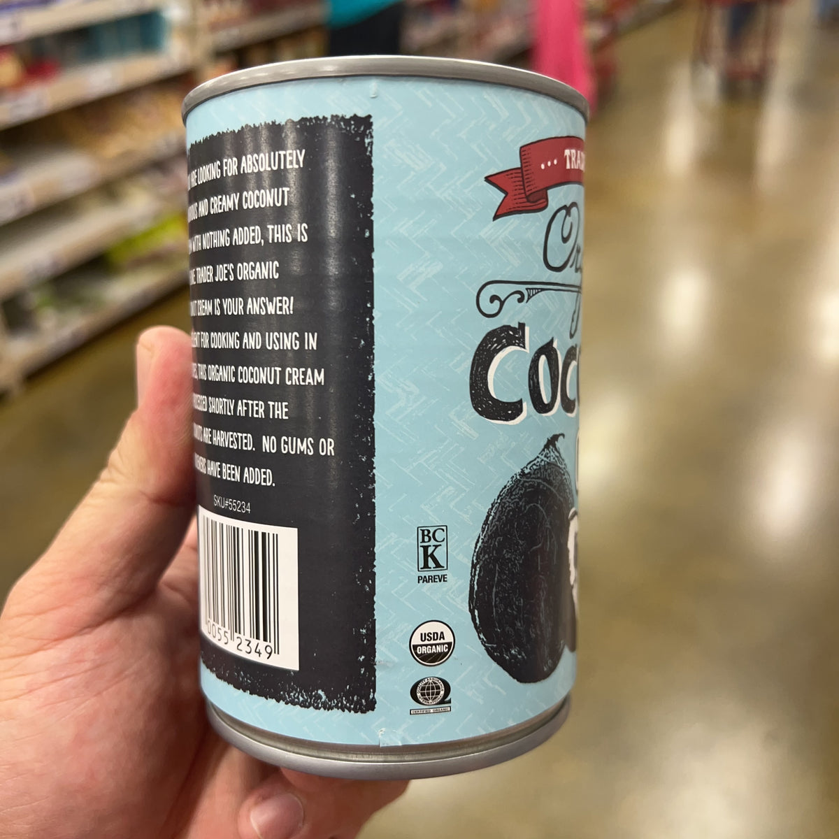 Trader Joe's Organic Coconut Cream, 13.5 fl oz product image 4