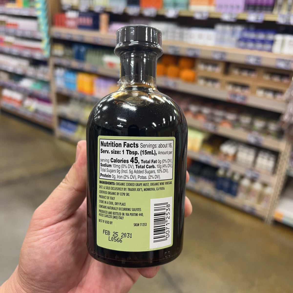 Trader Joe’s Organic Balsamic Vinegar of Modena 8.5 fl oz - product image 7