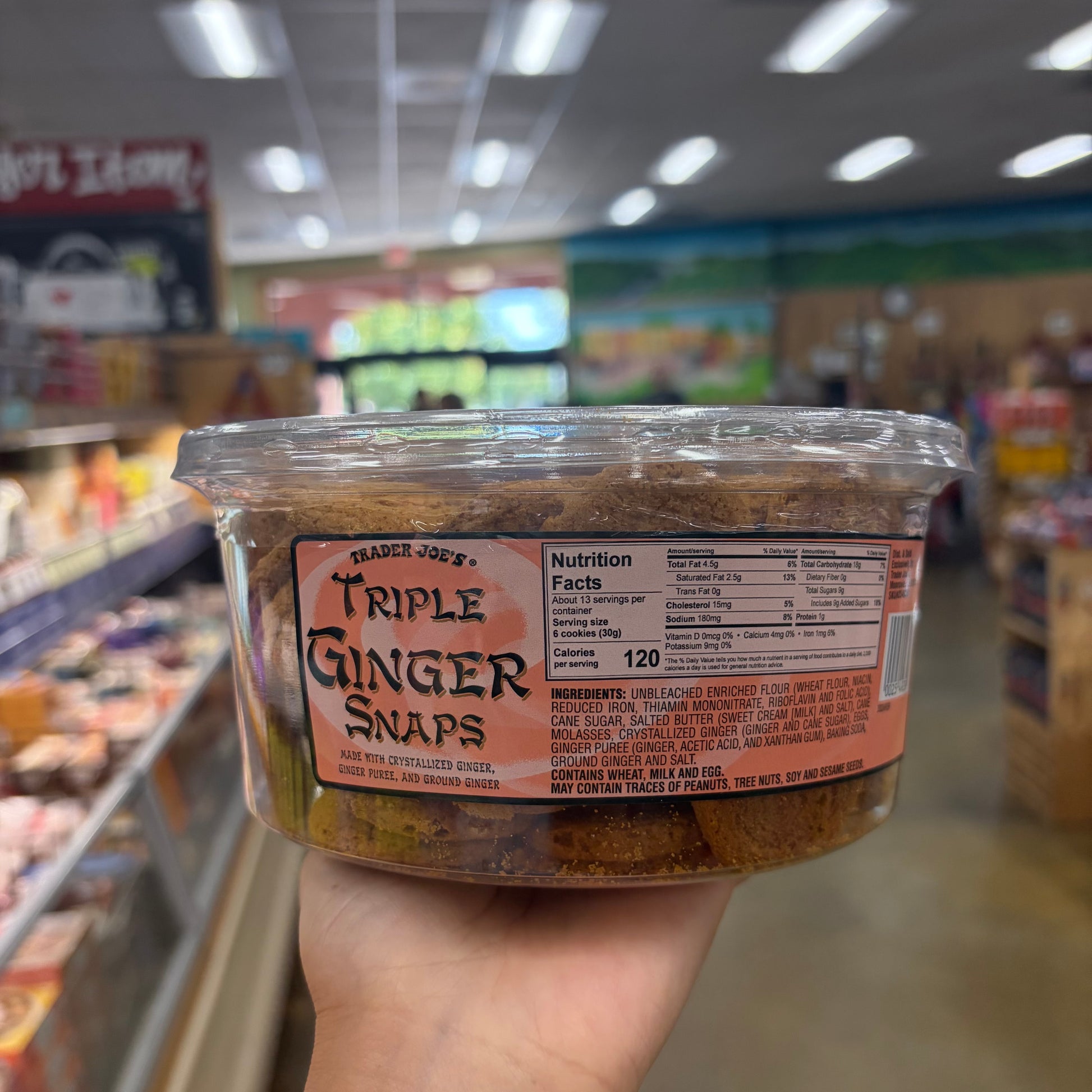 Trader Joe's Triple Ginger Snaps 14 oz (397g)