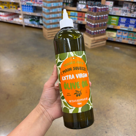 Trader Joe's Main Squeeze Extra Virgin Olive Oil, 25.4 fl oz (750mL)