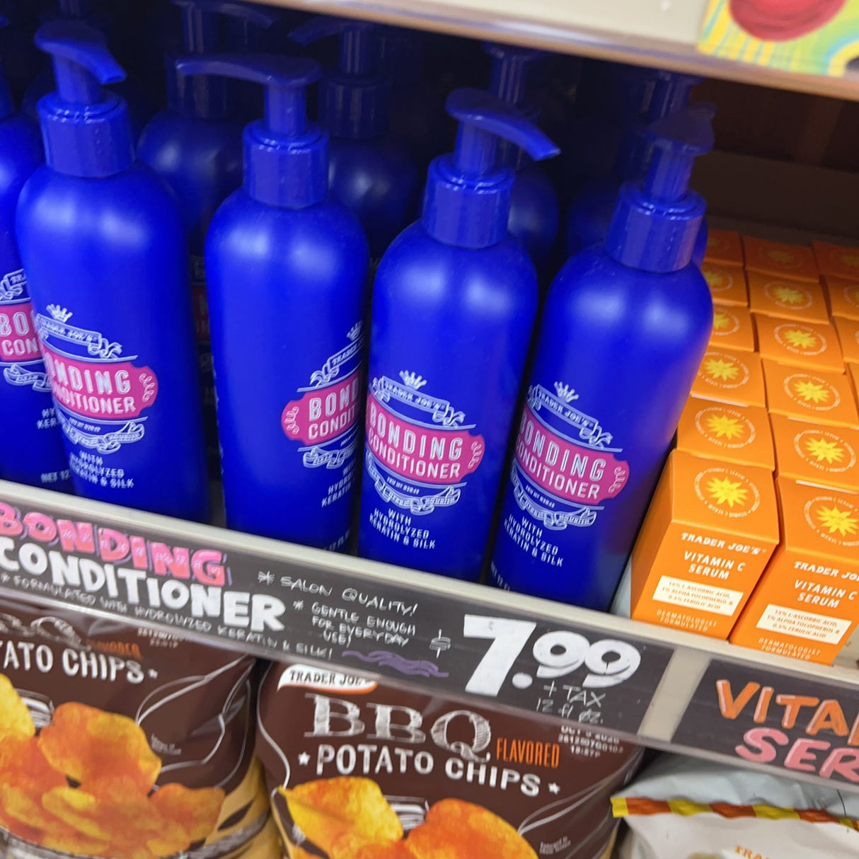 Trader Joe's Bonding Conditioner Hydrolyzed Keratin & Silk Bond-Repairing 12 fl oz
