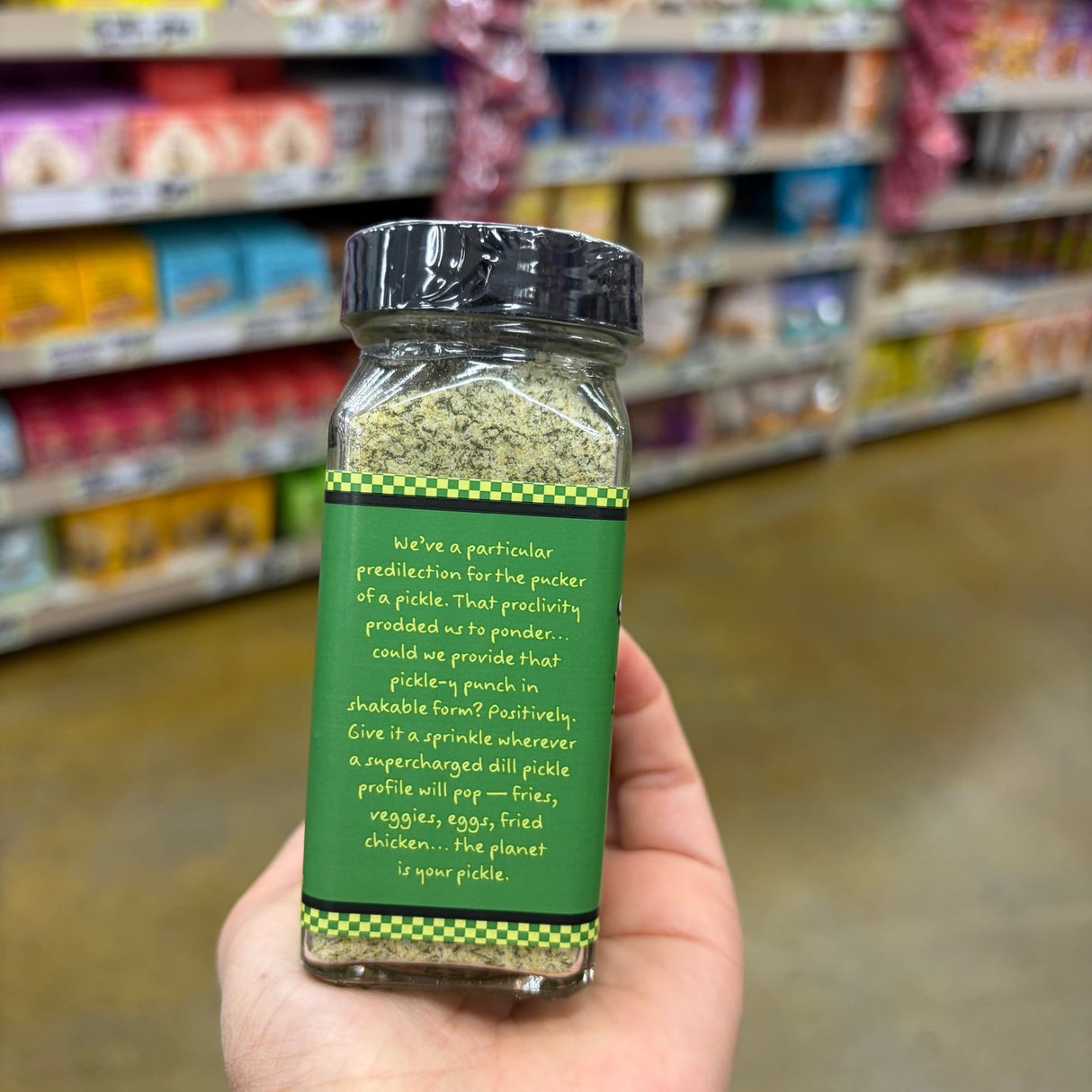Trader Joe's Seasoning in a Pickle Dill Pickle Flavor Seasoning Blend 2.3 oz (65g) | Kosher
