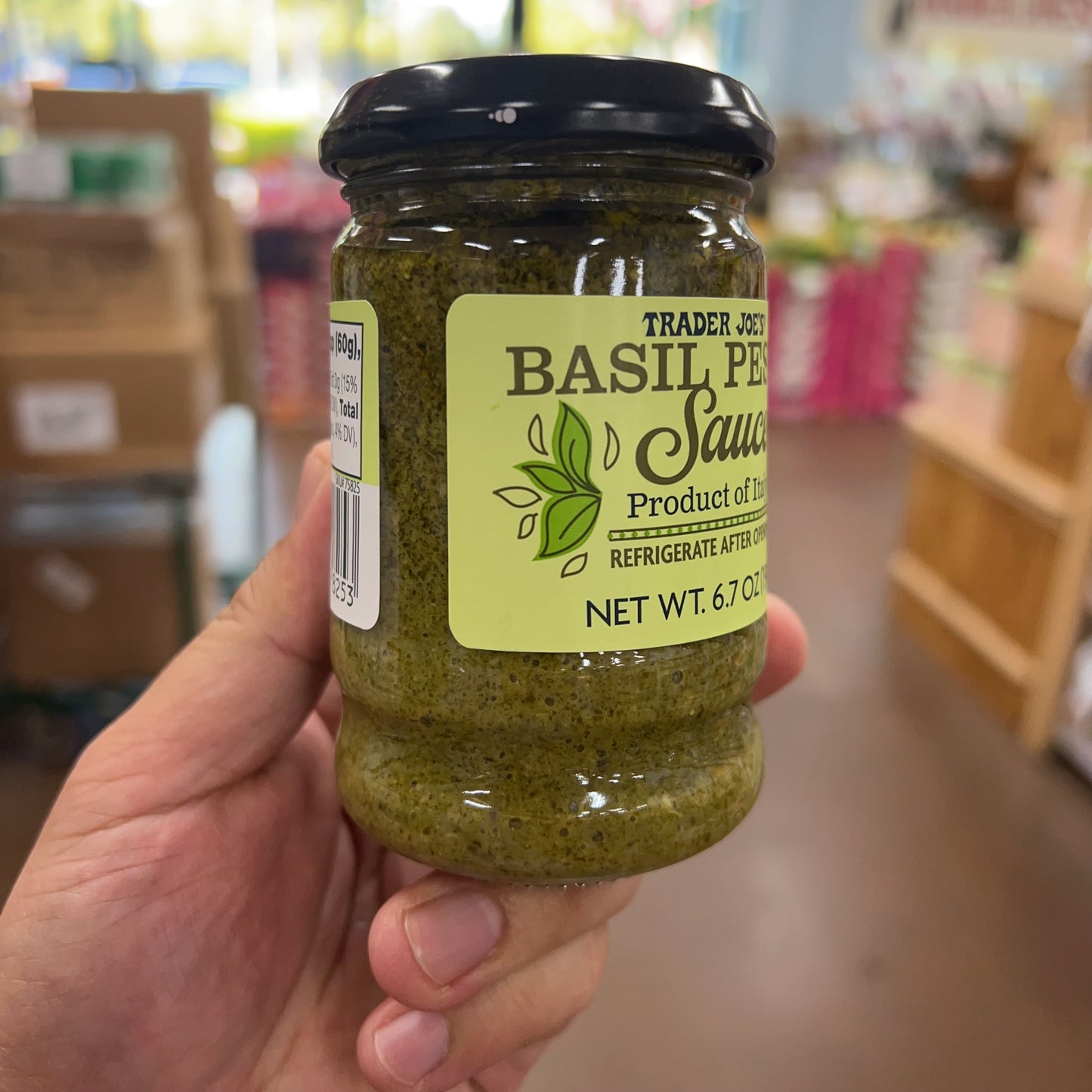 Trader Joe's Basil Pesto Sauce 6.7 oz product image 2