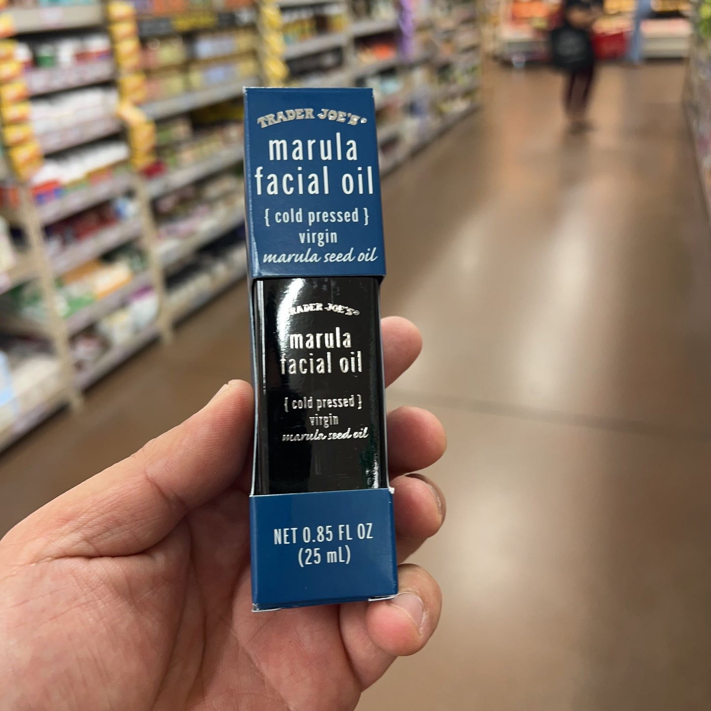 Trader Joe's Cold Pressed Virgin Marula Facial Oil 0.85 fl oz (25mL)