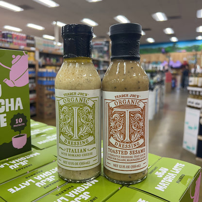Trader Joe's Organic Italian with Romano Cheese Dressing USDA Organic 12 fl oz