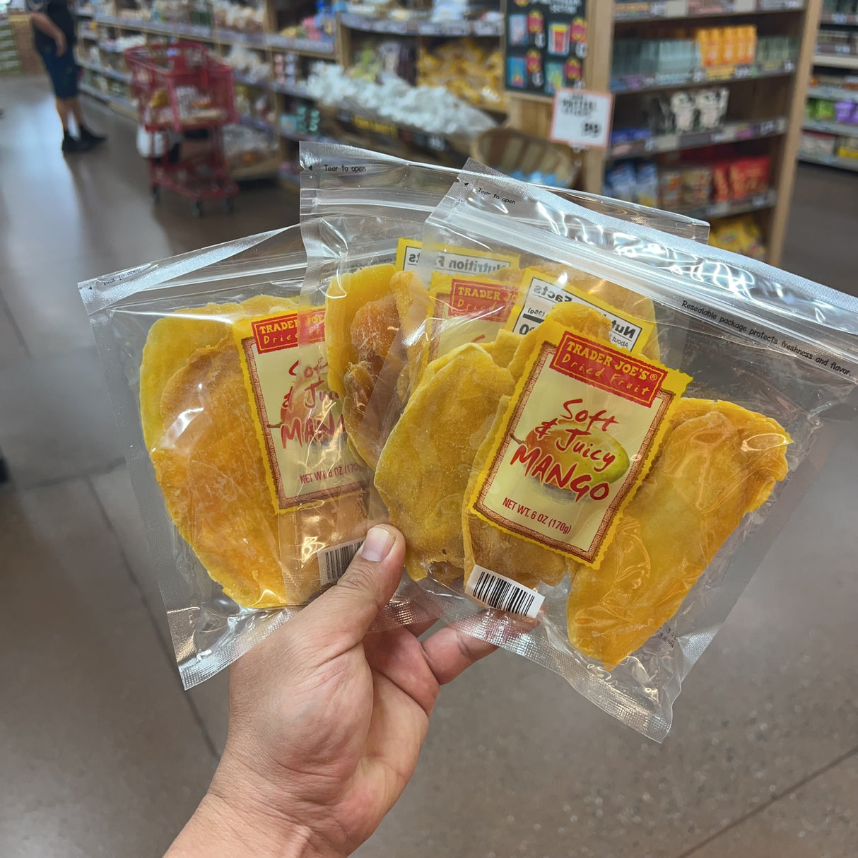 Trader Joe's Soft & Juicy Mango Dried Fruit 6 oz