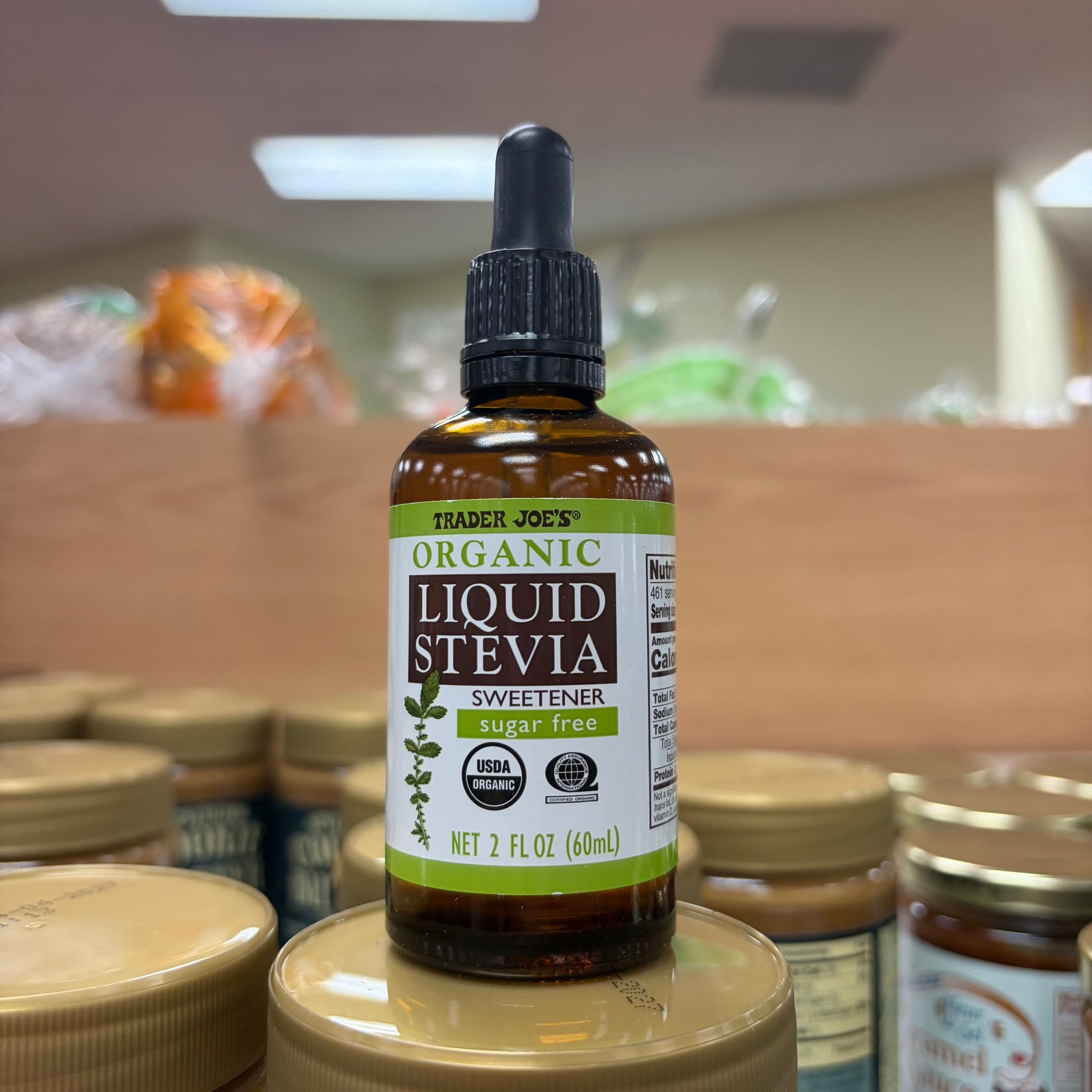 Trader Joe's Organic Liquid Stevia Sweetener 2 fl oz (60mL)