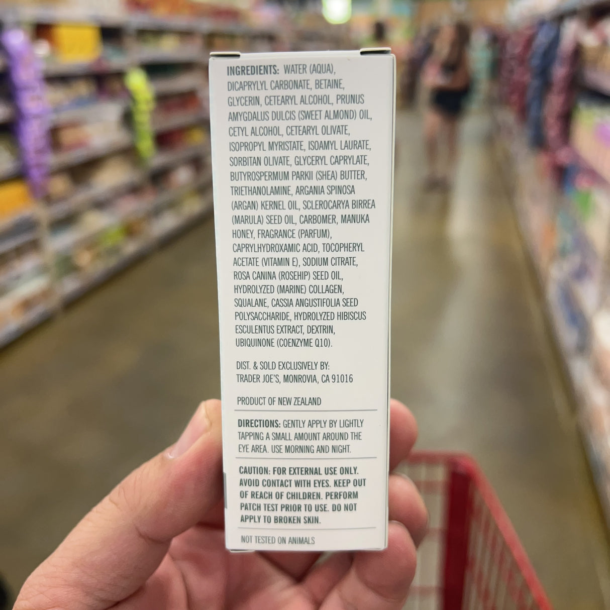 Trader Joe's Supreme Hydrating Eye Cream 0.53 oz