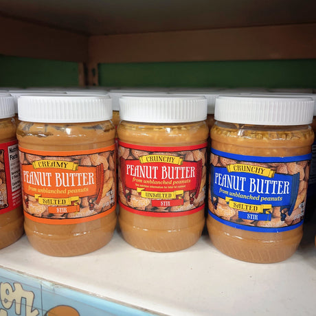 Trader Joe's Peanut Butter from Unblanched Peanuts No Additives 16 oz