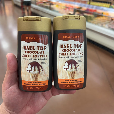 Trader Joe's Hard Top Chocolate Shell Topping 6.17 oz (175g)