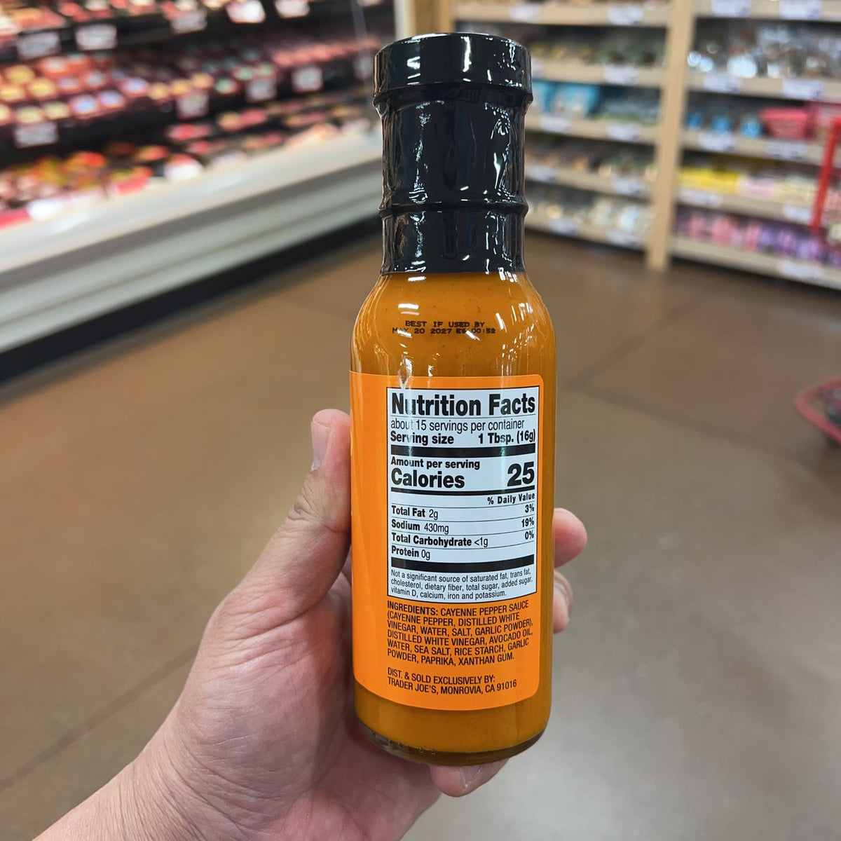 Trader Joe's Buffalo Sauce with Avocado Oil 8.5 oz (241g)