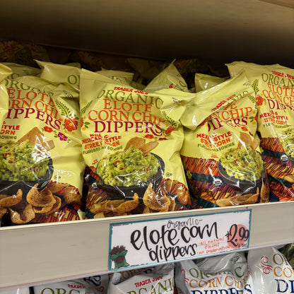 Trader Joe's Organic Elote Corn Chip Dippers, 9.75 oz (276g)