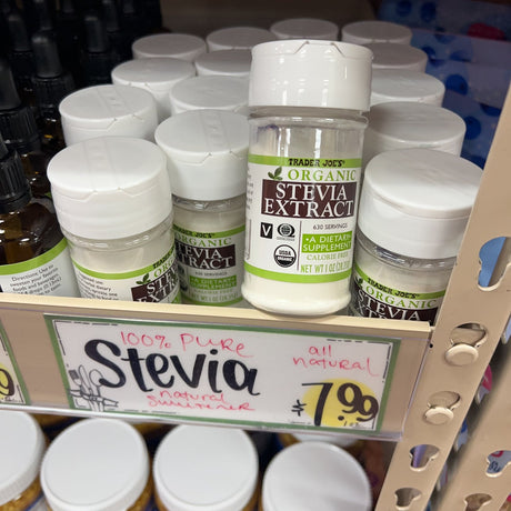 Trader Joe's Organic Stevia Extract Powder — natural sweetener, no calories, ships via HIOOL GOODS