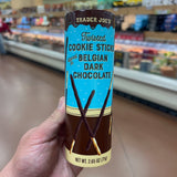 Trader Joe's Twisted Cookie Sticks Dipped in Belgian Dark Chocolate Net Wt. 2.65 oz (75g)