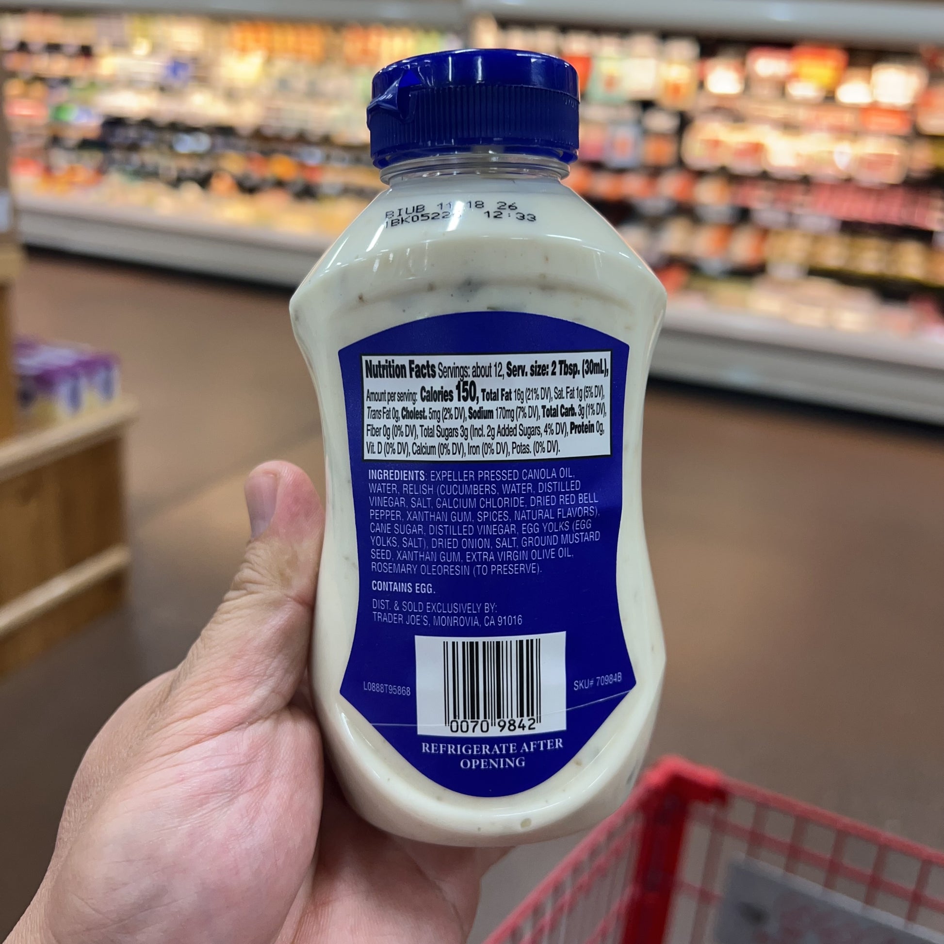 Trader Joe's Tartar Sauce 12 fl oz product image 2